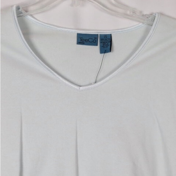 TeeCo Short Sleeve Shirt Top Pullover - Picture 4 of 6